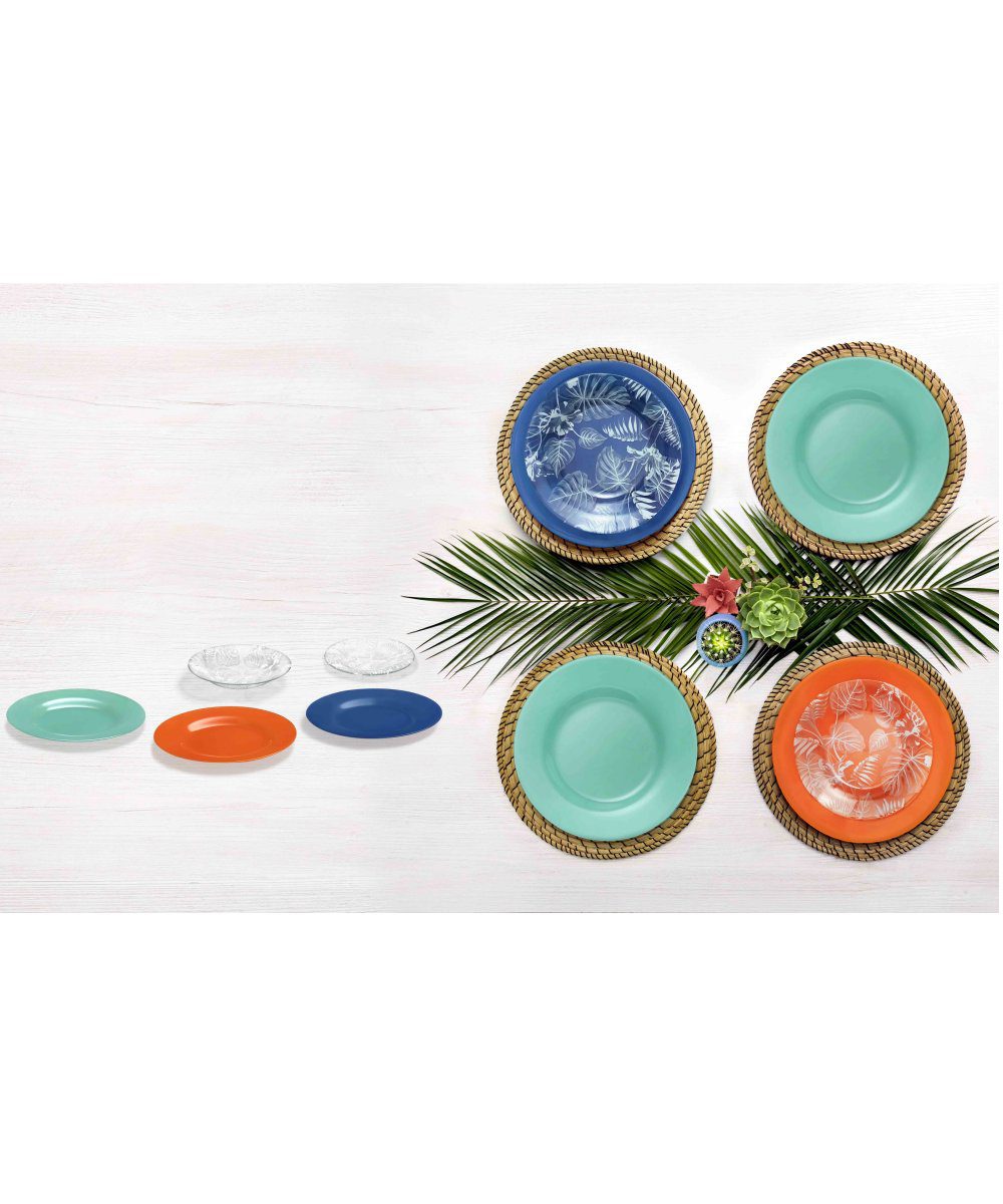 Set 18 Pezzi Piatti Jungle