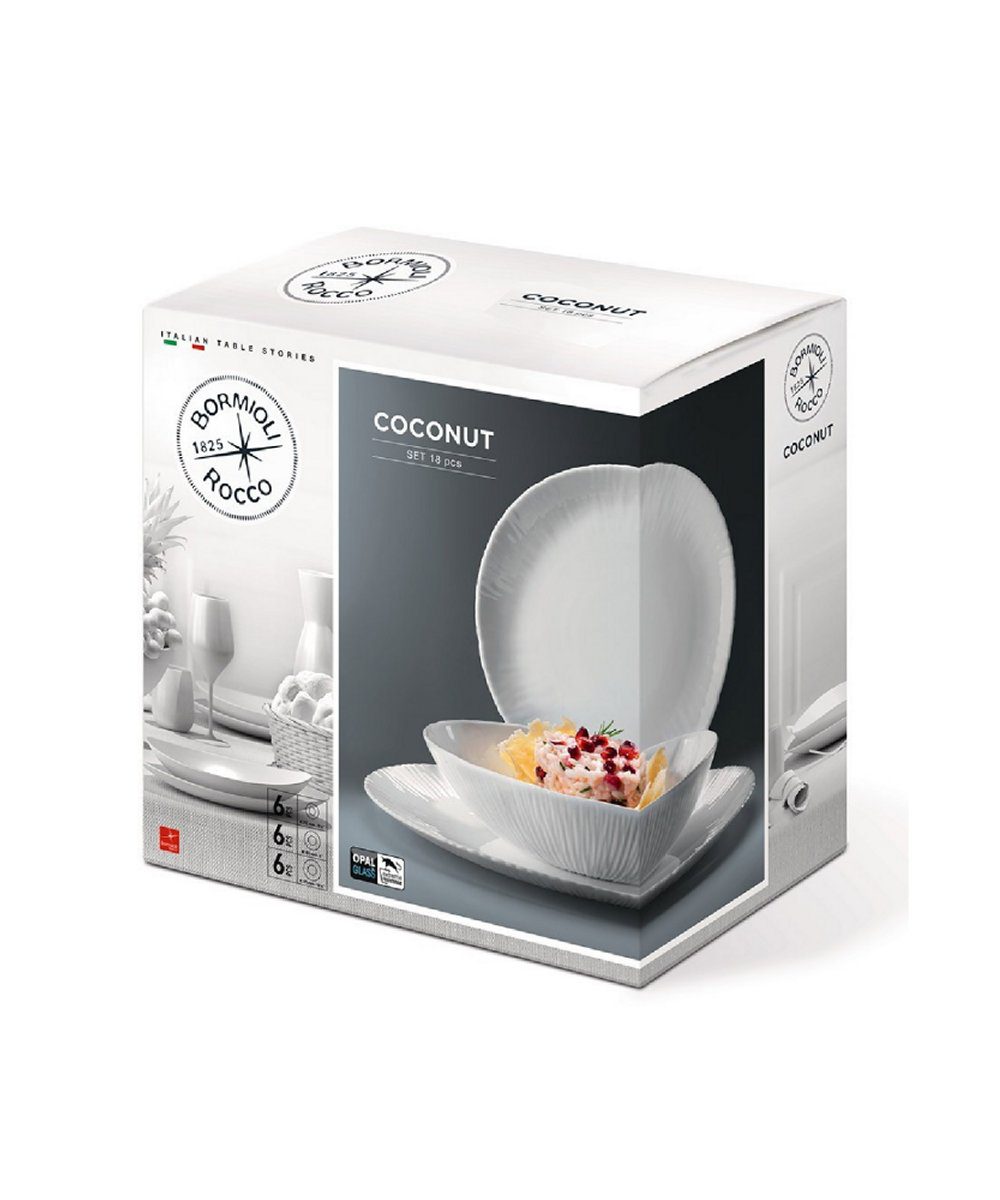 SET COCONUT TAVOLA 18 PZ
