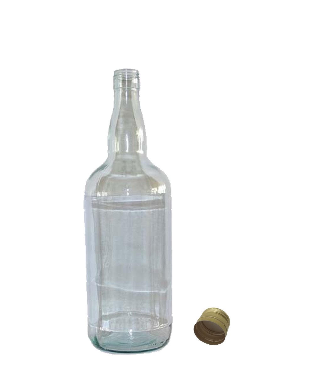 Bottiglia Whisy Magnum CC 1500 Vetro Bianco venduta in pacchi da 12 pezzi  completa di Tappo Vite
