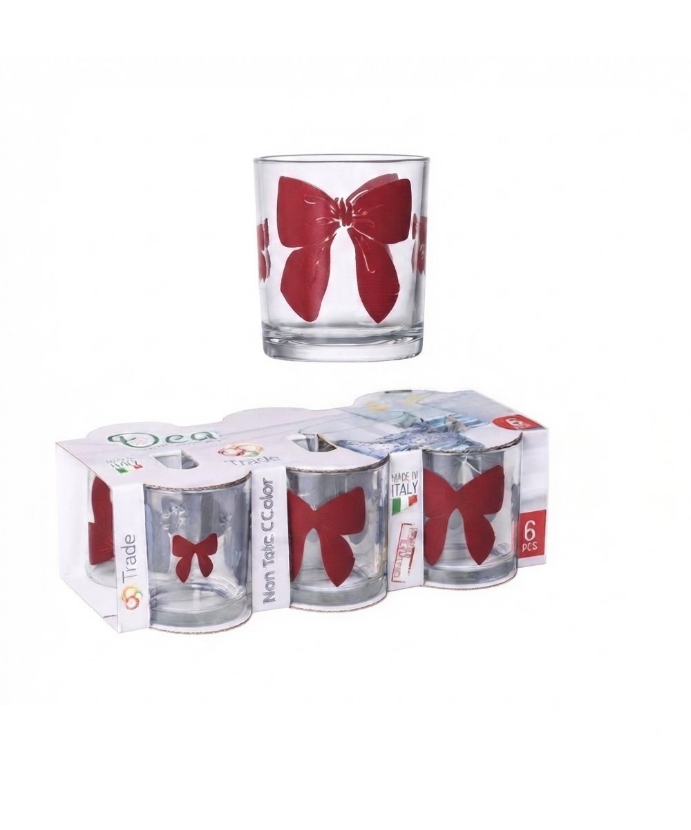 Bicchiere fiocco ROSSO