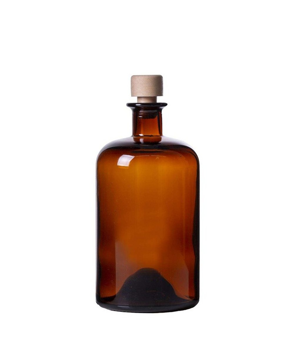 Bottiglia per liquore Apotheker cc 750 con tappo colore scuro