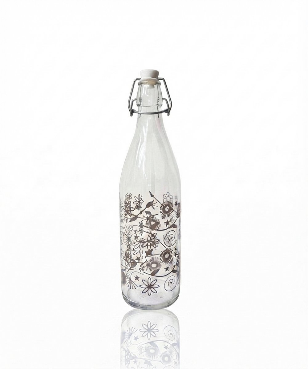 Bottiglia per sciporro Lory Bloom Ceslestein pacchi da 12 tortora 1000 ml con tappo